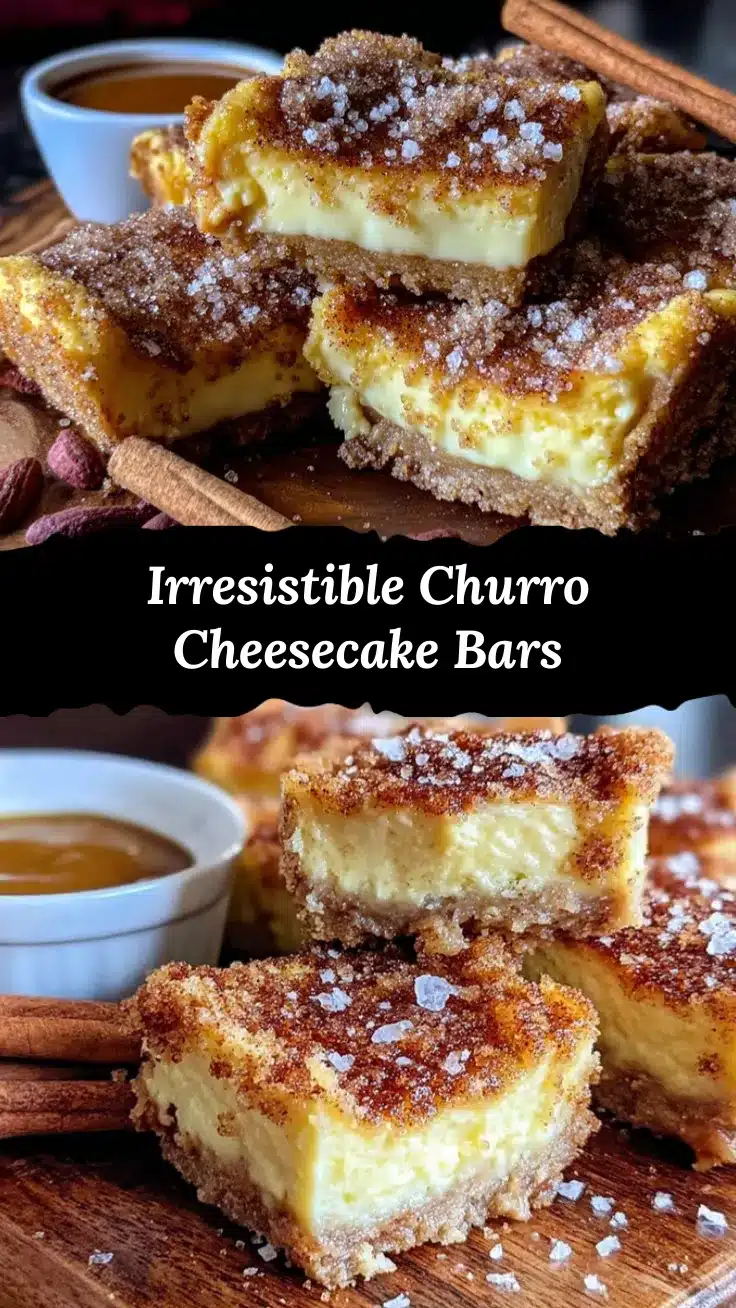 churro cheesecake bars recipe