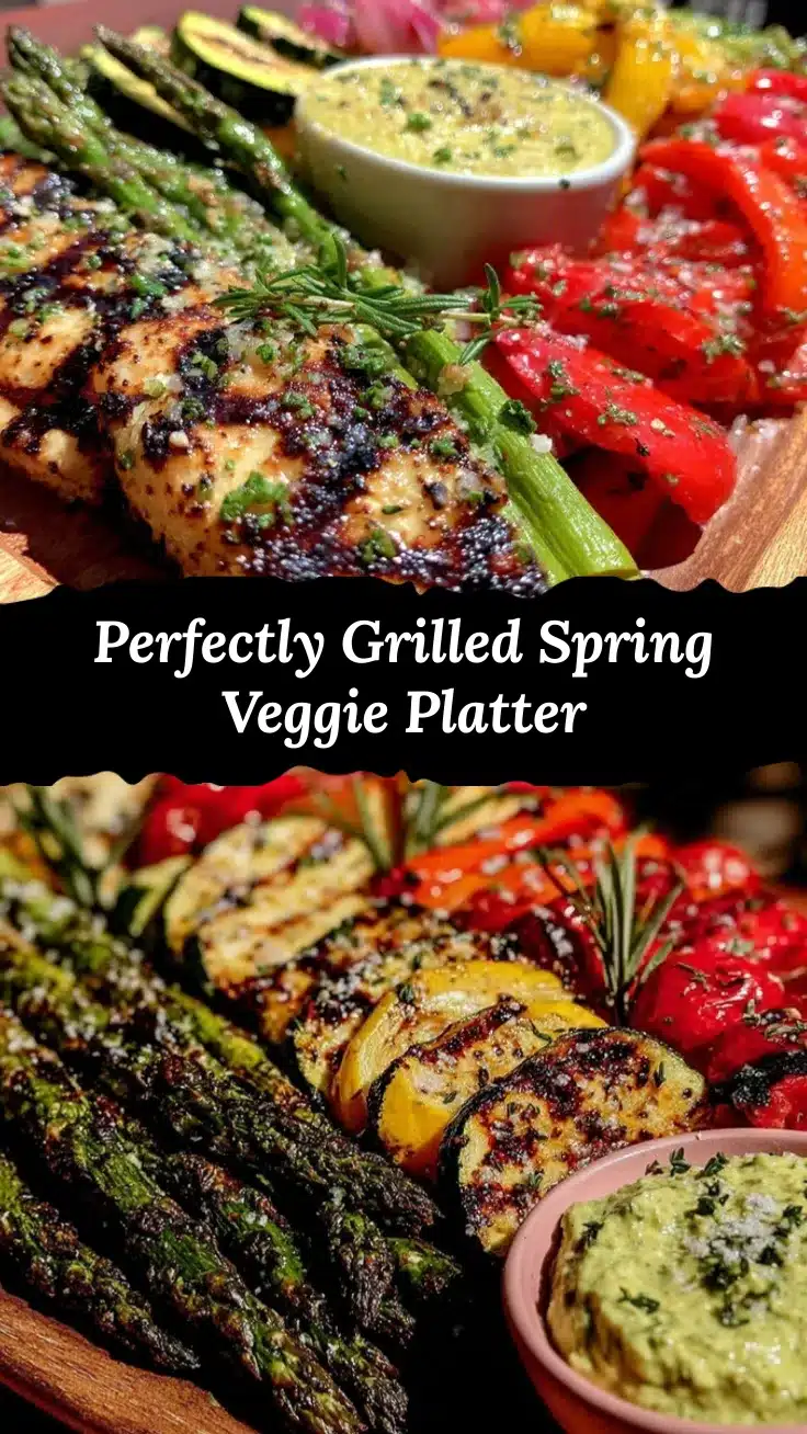 classic grilled spring vegetables platter recipe