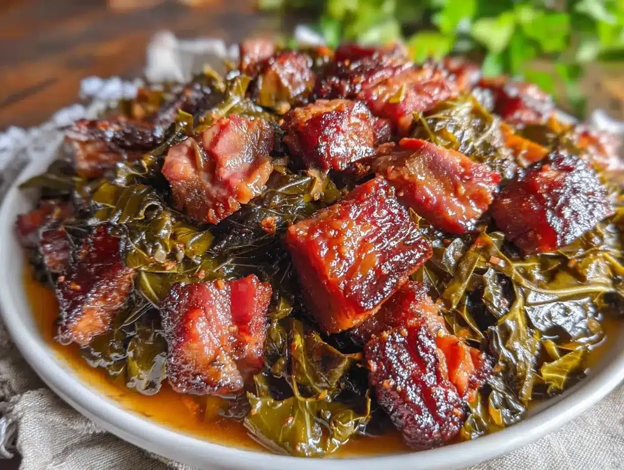 collard greens with ham hock recipe preparation steps