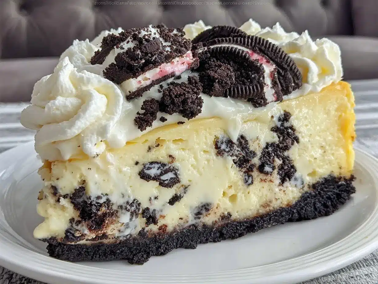 cookies and cream cheesecake recipe preparation steps