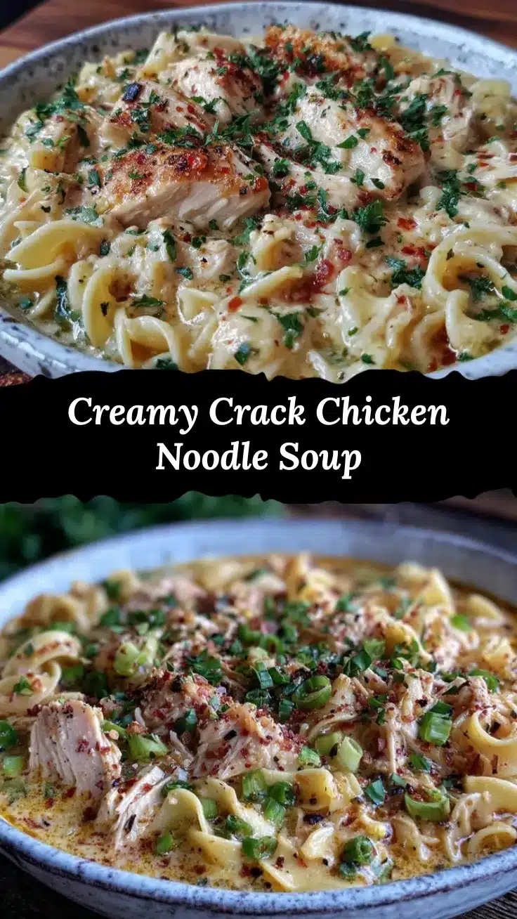 crack chicken noodle soup recipe