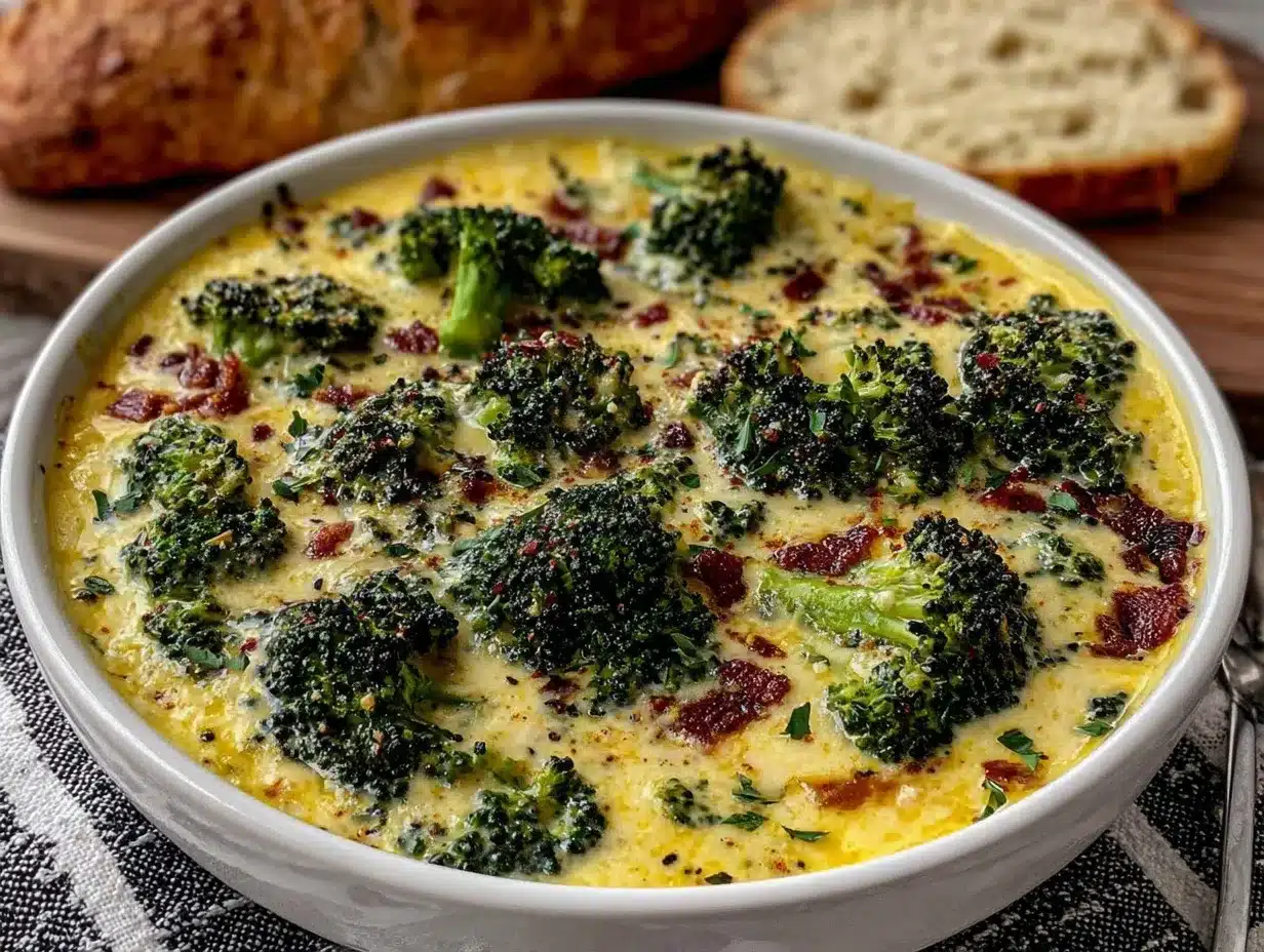 creamy broccoli cheddar soup preparation steps