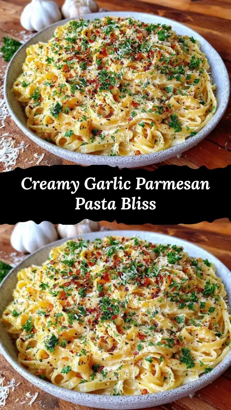 creamy garlic parmesan pasta recipe