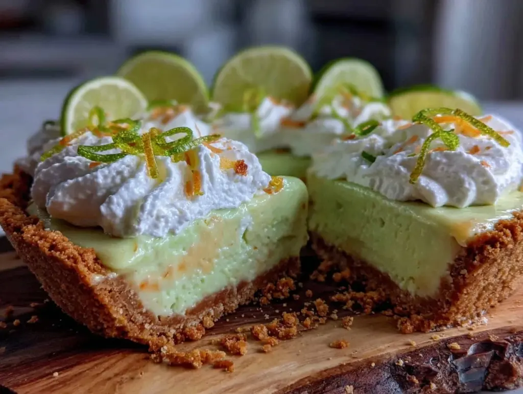 creamy key lime pie recipe - featured image
