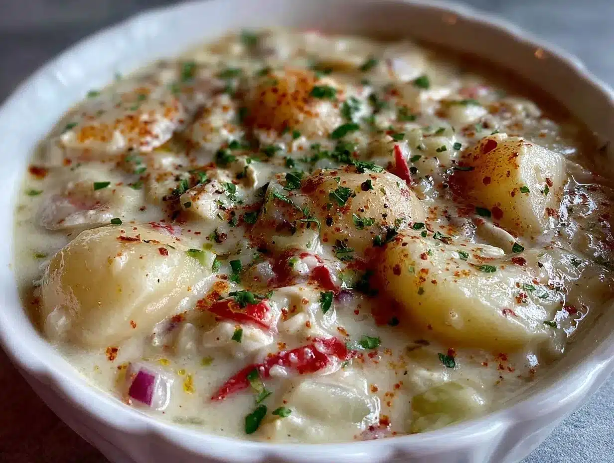 creamy new england clam chowder preparation steps
