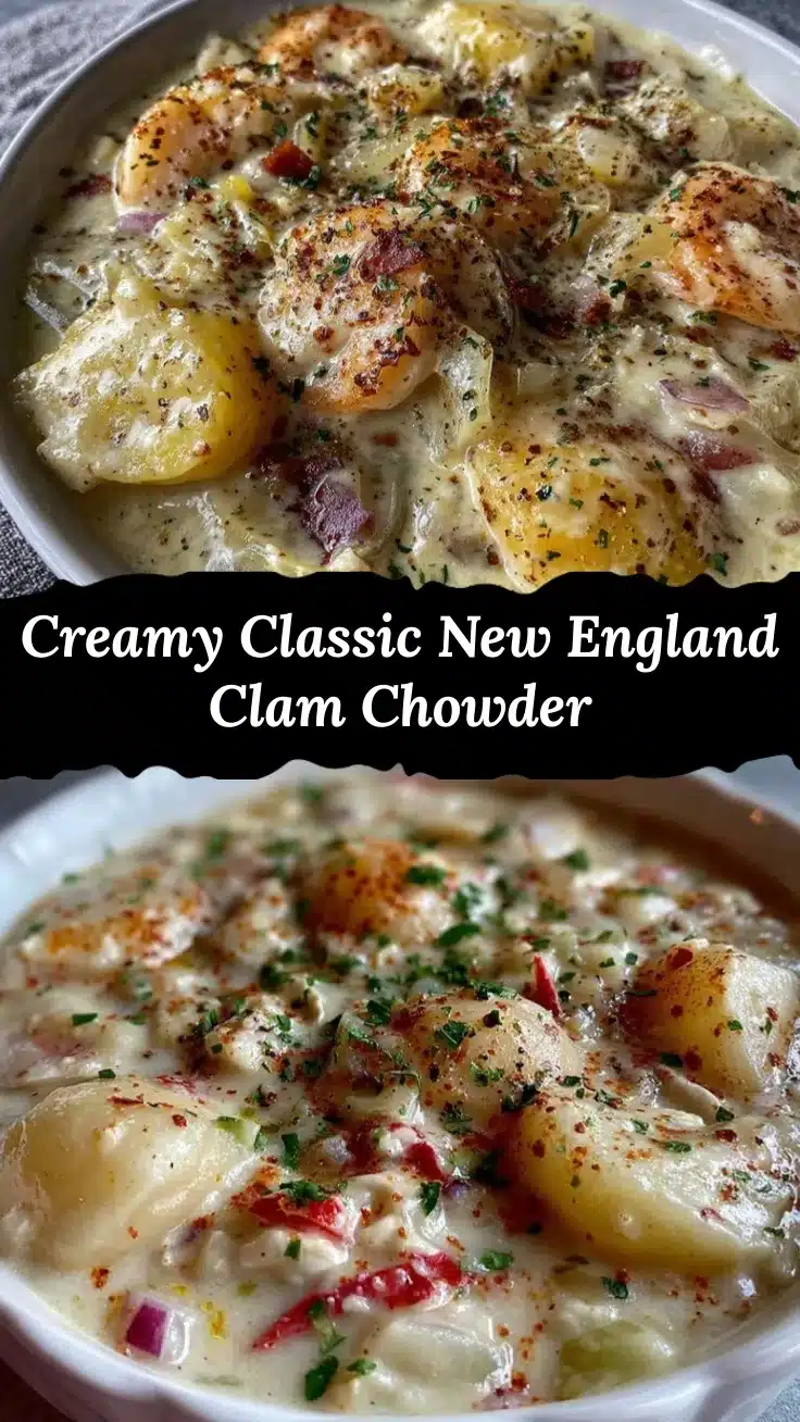 creamy new england clam chowder recipe