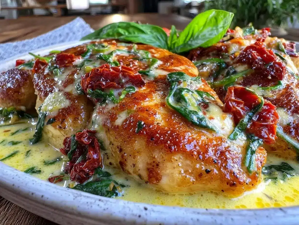 creamy tuscan chicken recipe preparation steps