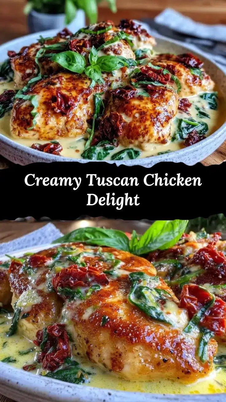 creamy tuscan chicken recipe recipe