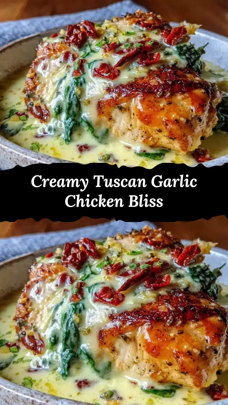 creamy tuscan garlic chicken recipe