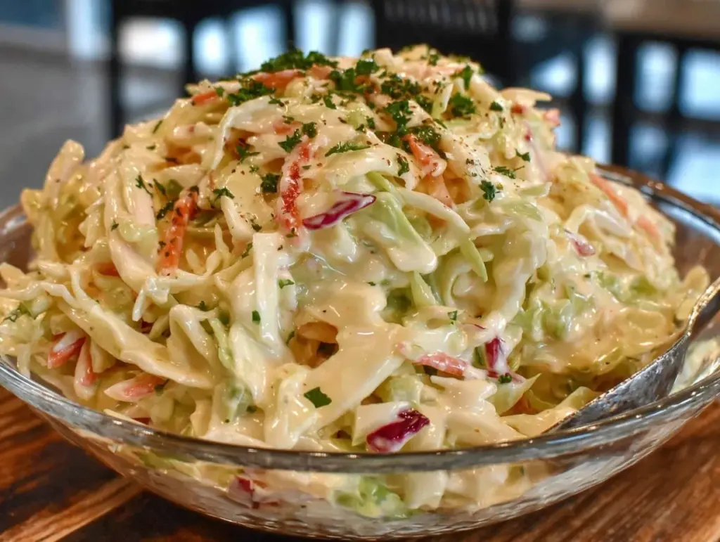 crisp creamy coleslaw - featured image