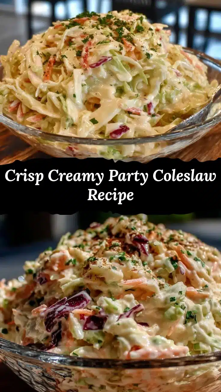 crisp creamy coleslaw recipe
