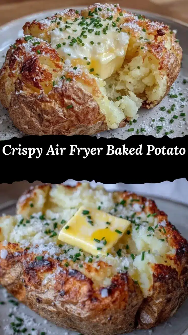 crispy air fryer baked potato recipe