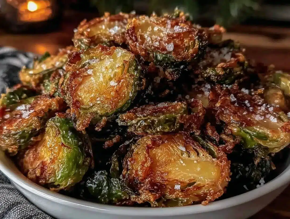 crispy air fryer brussels sprouts preparation steps
