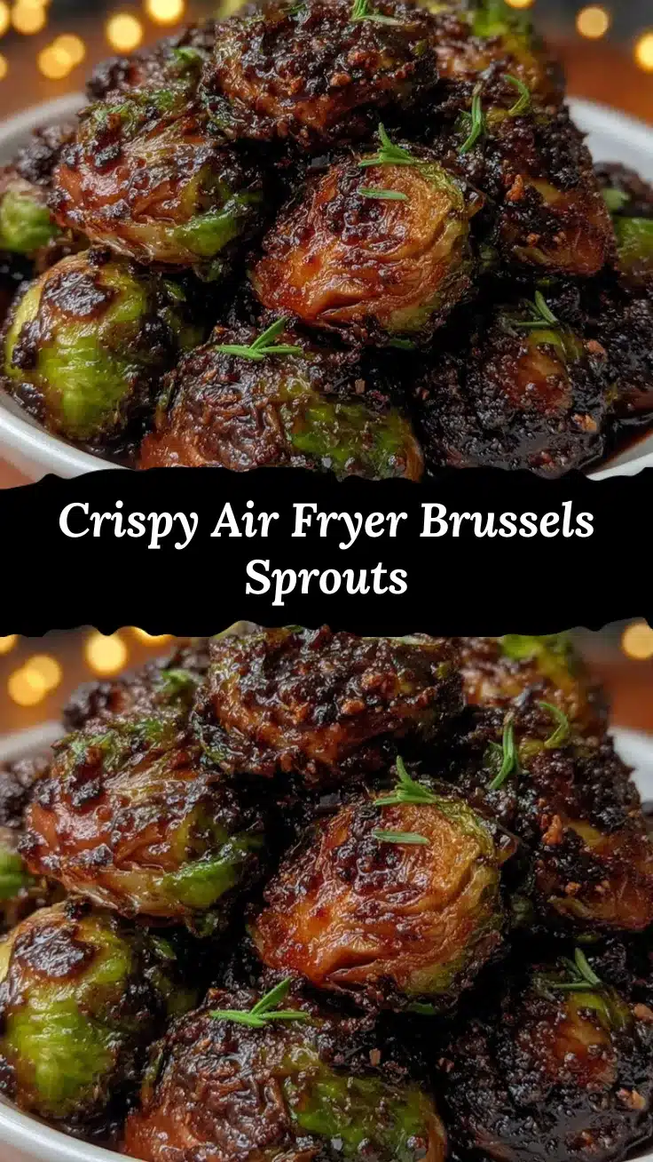 crispy air fryer brussels sprouts recipe