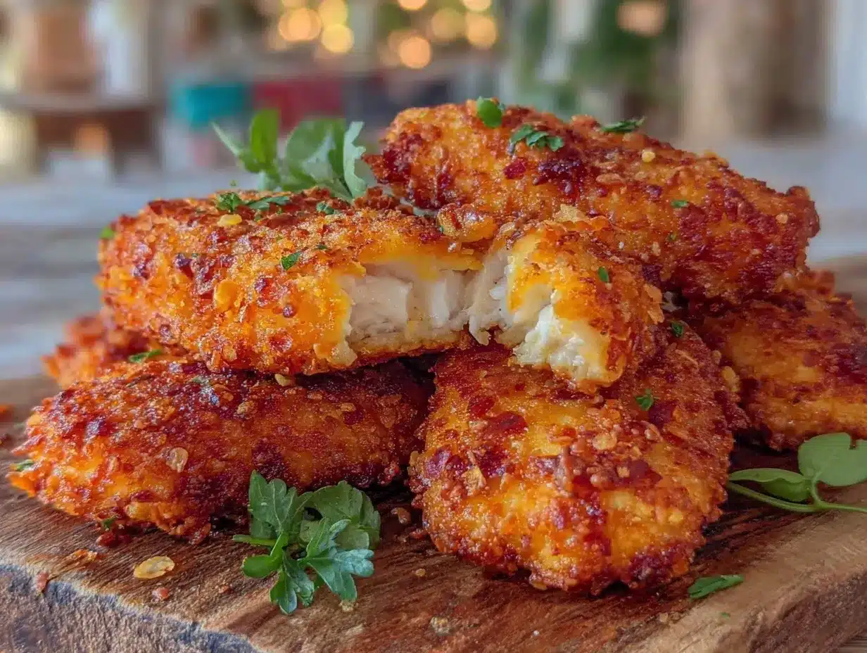 crispy air fryer chicken tenders recipe preparation steps