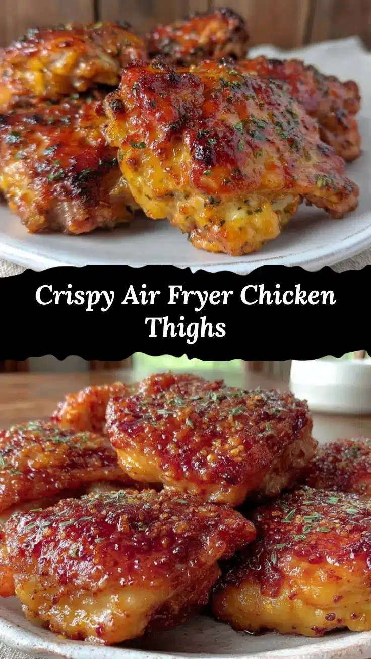 crispy air fryer chicken thighs recipe