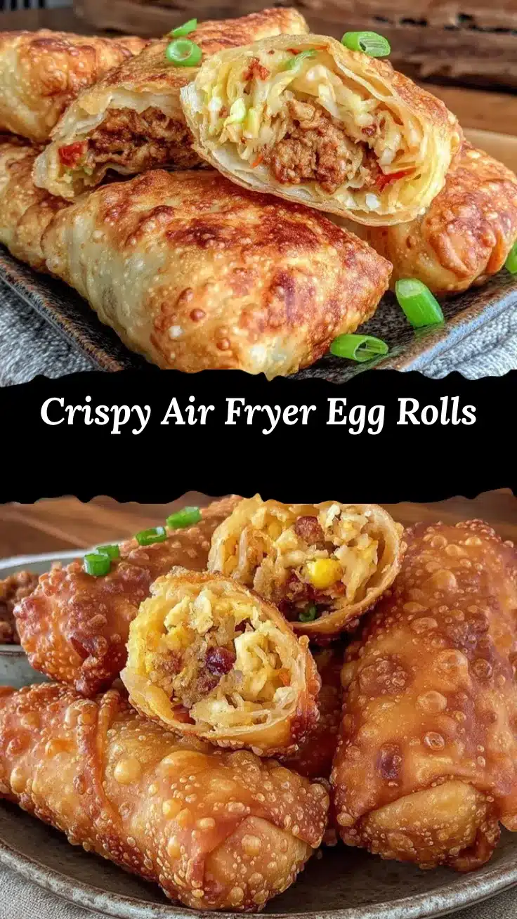 crispy air fryer egg rolls recipe