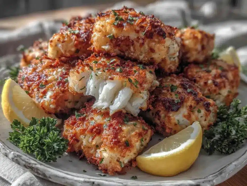 crispy air fryer fish fillets - featured image