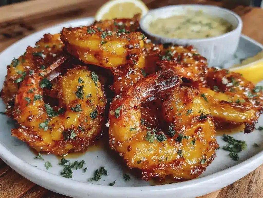 crispy air fryer shrimp recipe - featured image
