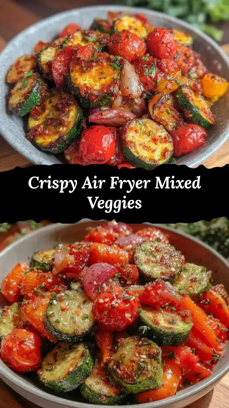 crispy air fryer vegetables recipe