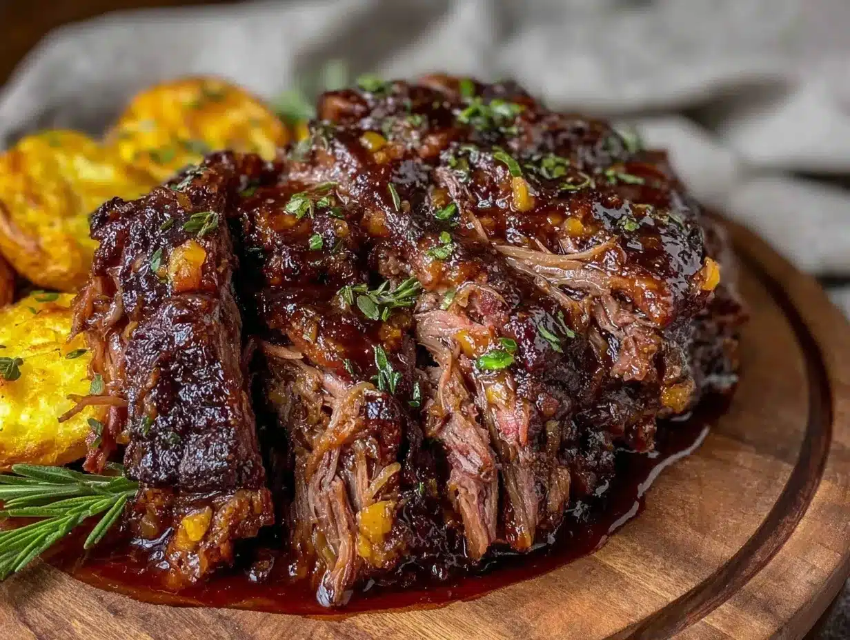 Crockpot Mississippi Pot Roast preparation steps