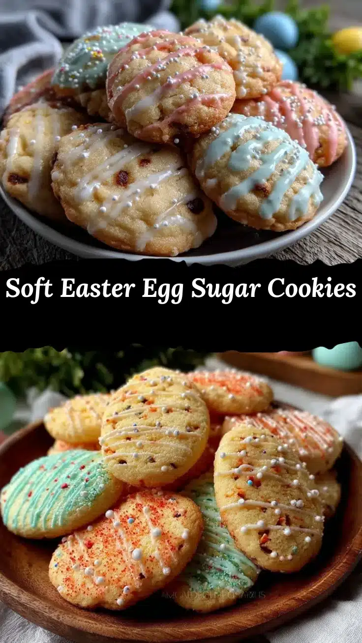 Easter egg sugar cookies recipe
