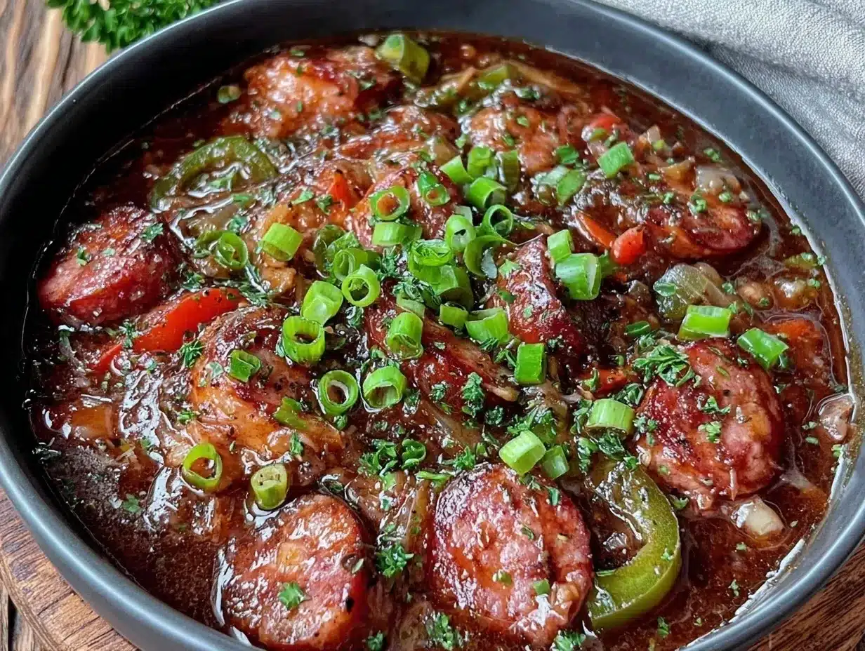easy andouille sausage gumbo preparation steps