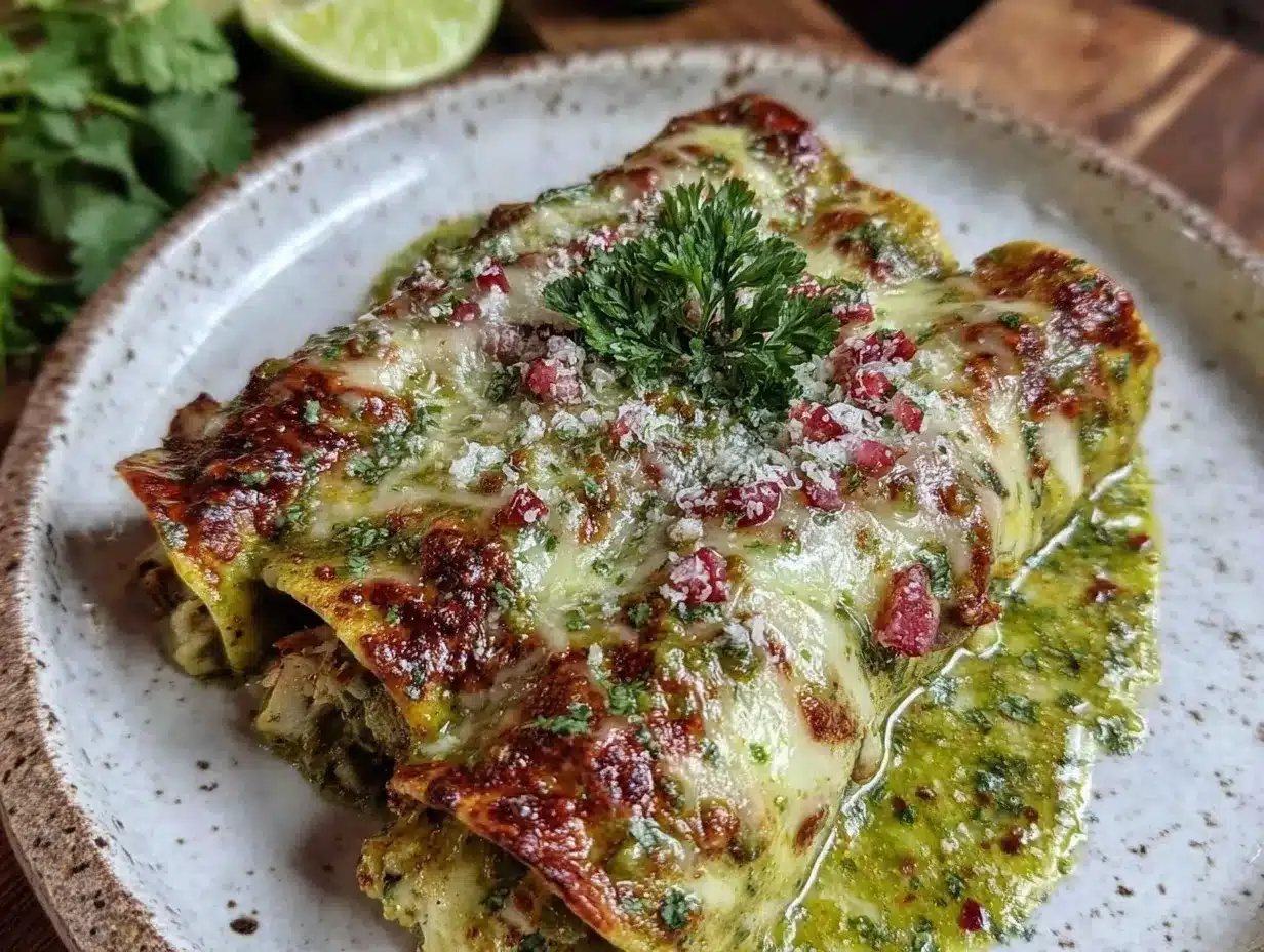 easy chicken enchiladas verdes preparation steps