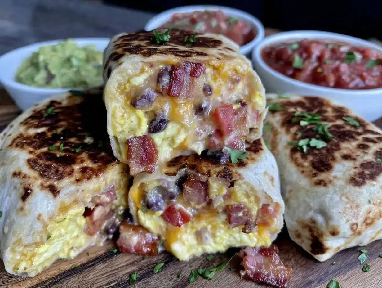 easy make-ahead breakfast burritos preparation steps