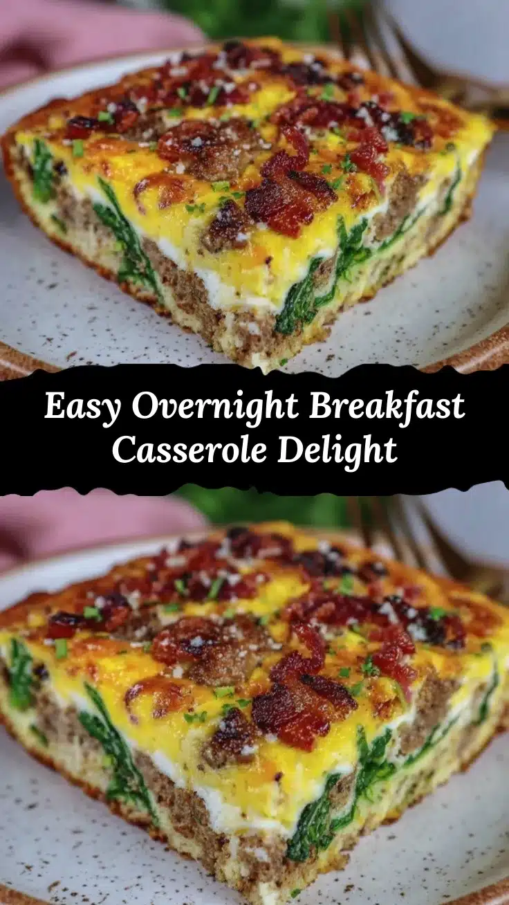 easy overnight breakfast casserole recipe recipe