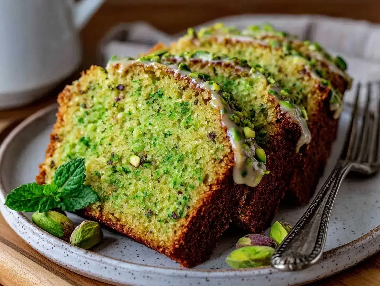 emerald pistachio cake preparation steps