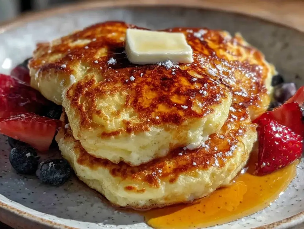 fluffy homemade bunny pancakes - featured image