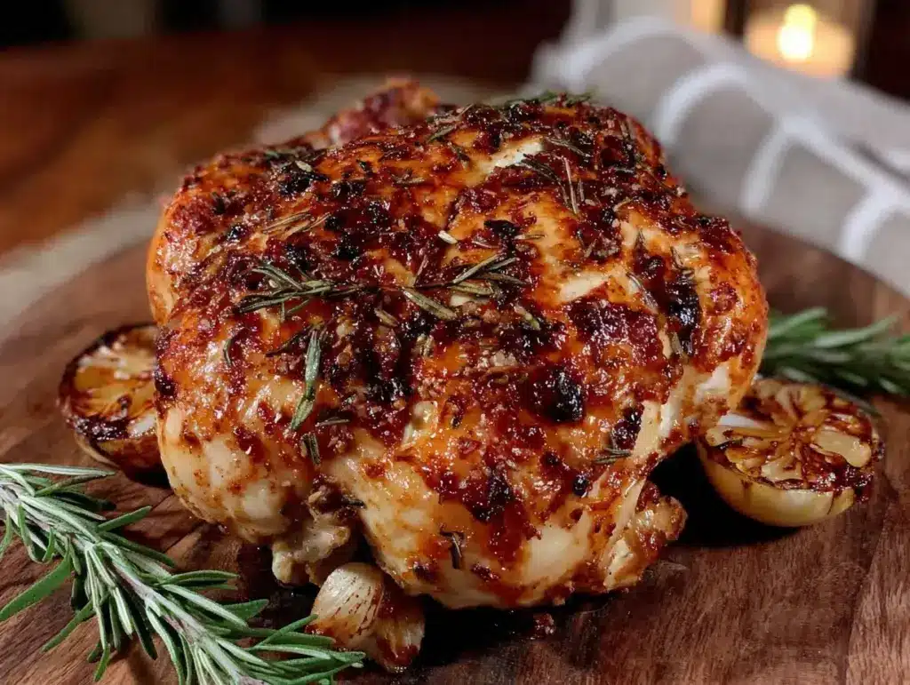 fresh herb roasted chicken - featured image
