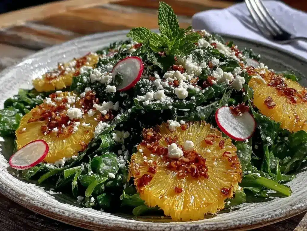 fresh perfect dandelion salad - featured image