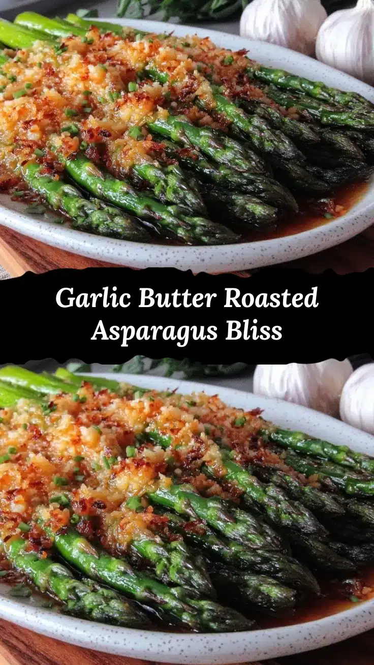 garlic butter roasted asparagus recipe