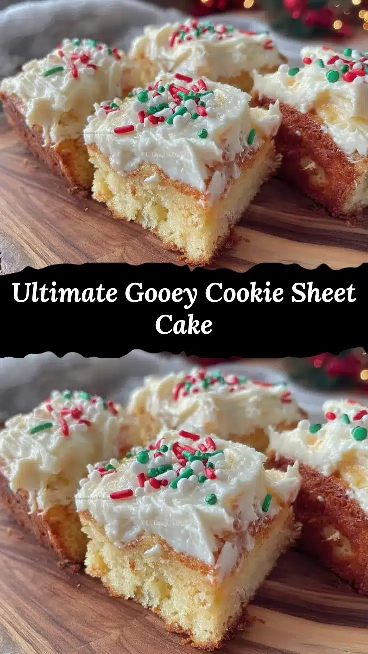 gooey cookie sheet cake recipe