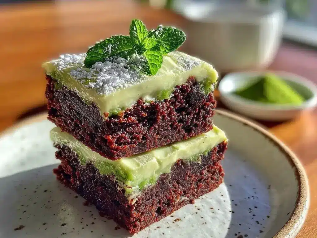 green velvet brownies - featured image