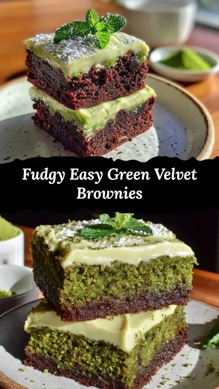 green velvet brownies recipe