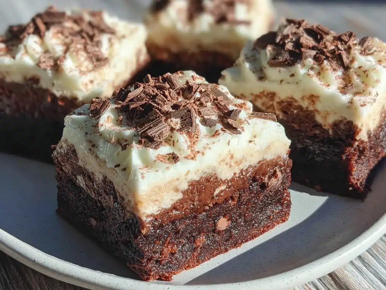 Guinness chocolate brownies preparation steps