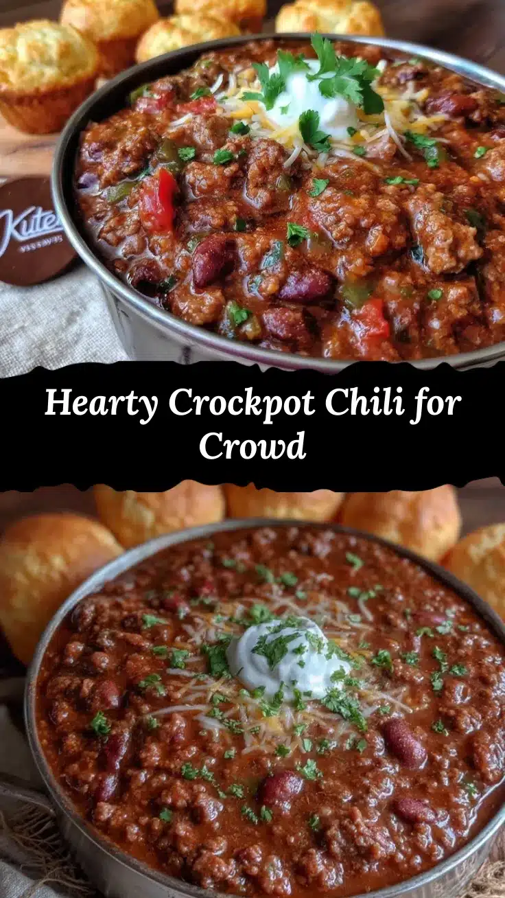 hearty chili crockpot recipe recipe