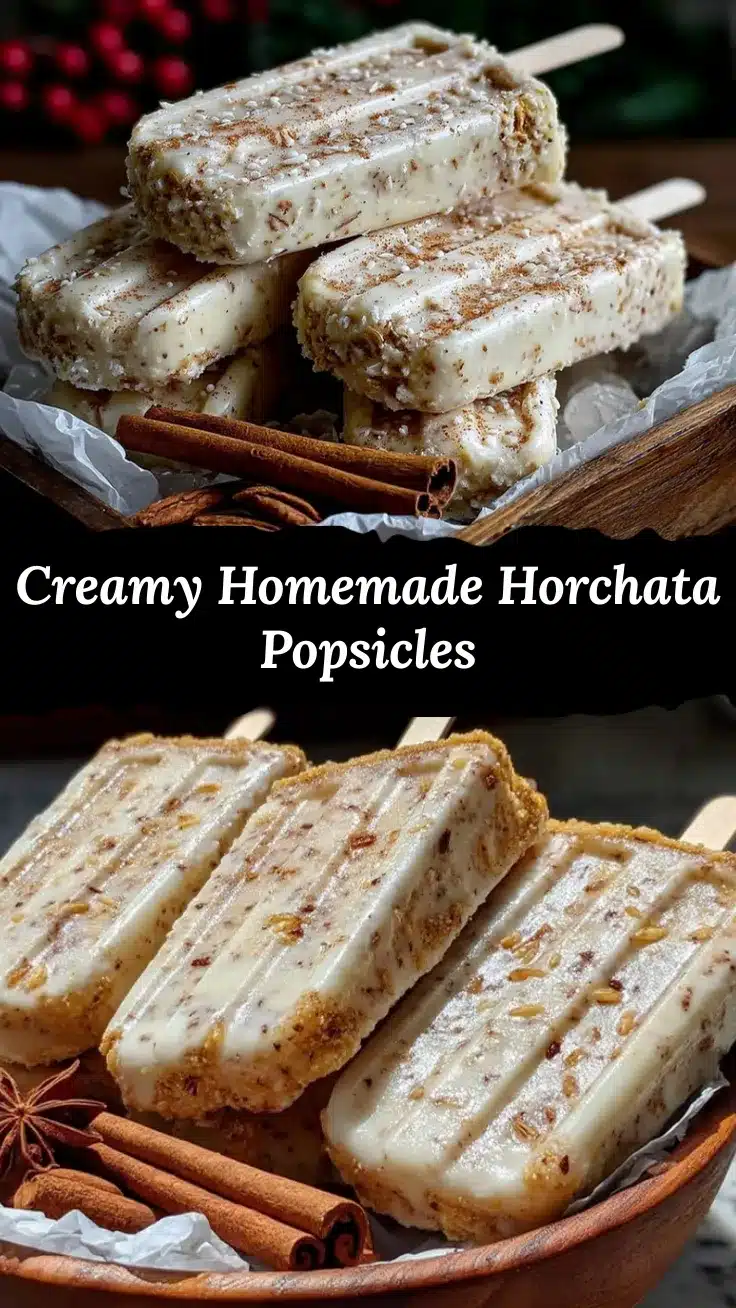 homemade horchata popsicles recipe