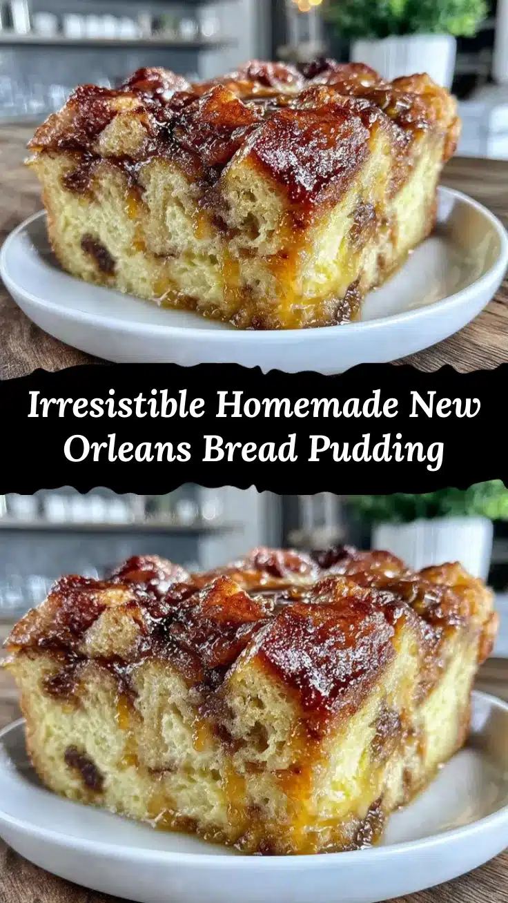 homemade new orleans bread pudding recipe