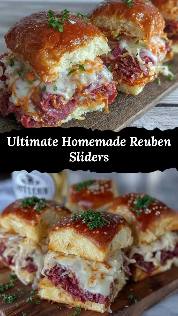 homemade Reuben sliders recipe