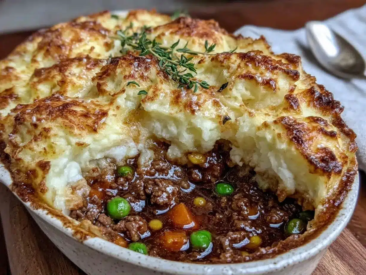 homemade shepherds pie with lamb preparation steps