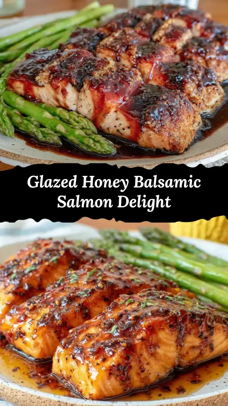 honey balsamic glazed salmon recipe