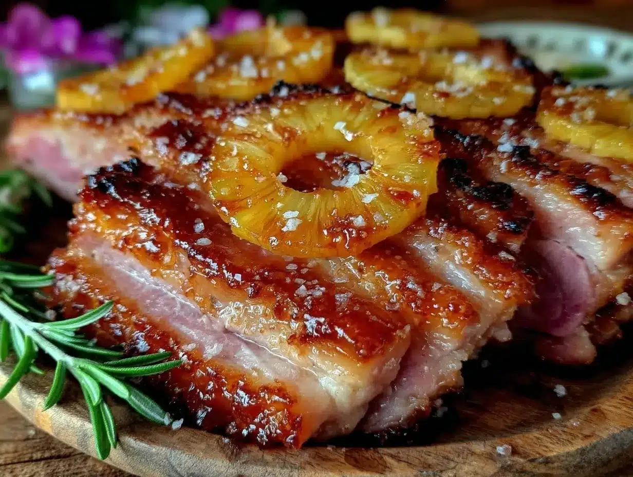 honey glazed ham with pineapple preparation steps