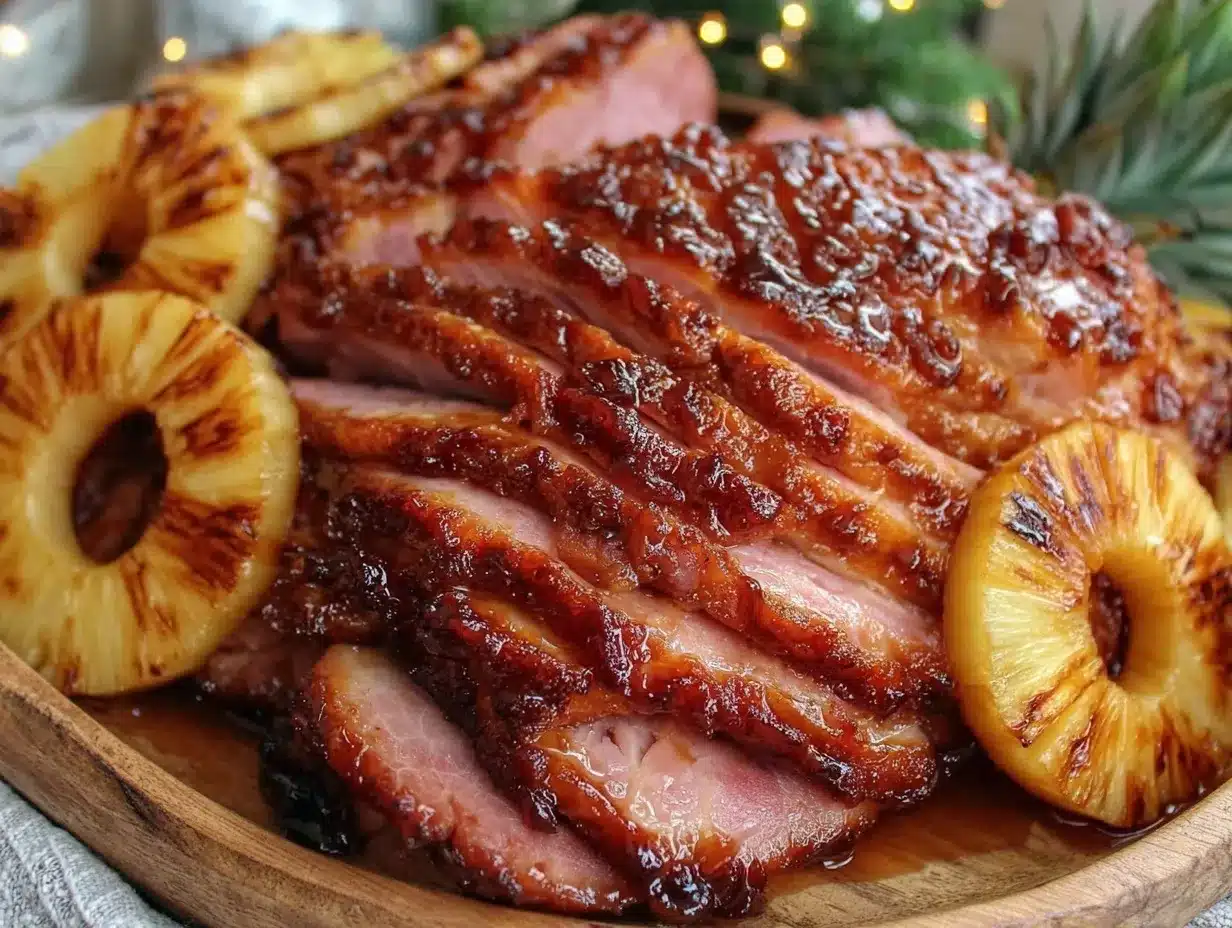 honey glazed ham with pineapple preparation steps