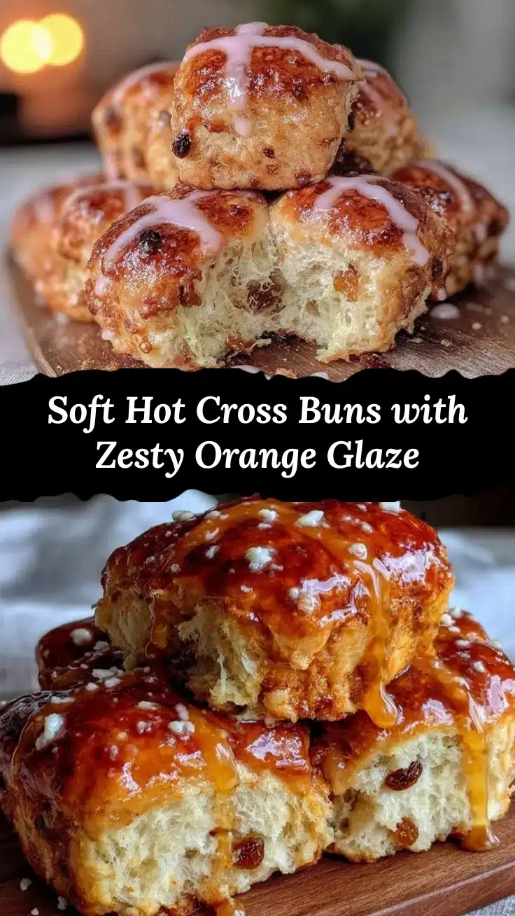 hot cross buns with orange glaze recipe