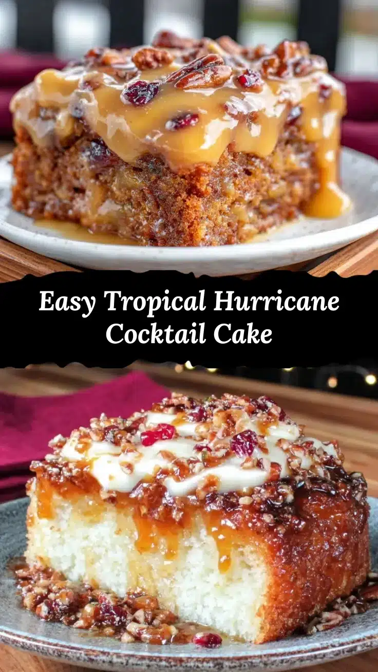 Hurricane Cocktail Cake recipe