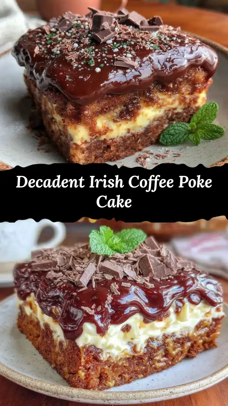 irish coffee poke cake recipe